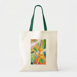 Vintage Robert Delaunay's Eiffel Tower Art Tote Bag