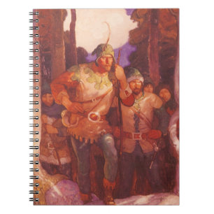 Vintage Robin Hood and His Merry Men by NC Wyeth Notebook