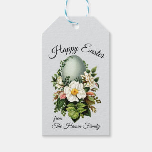Vintage Robins Egg and Rose Gift Tags