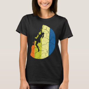 Vintage Rock Climbing Retro Mountains Climber Tee_ T-Shirt