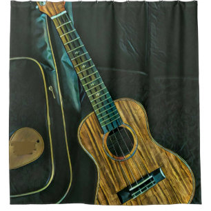 vintage rock guitar player artwork