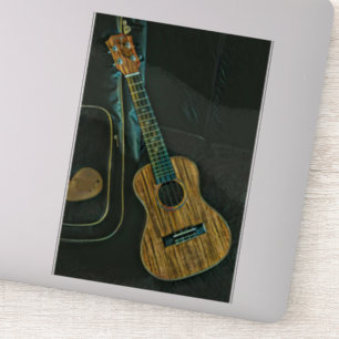 vintage rock guitar player artwork
