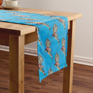 Vintage Rockabilly Fairy Short Table Runner