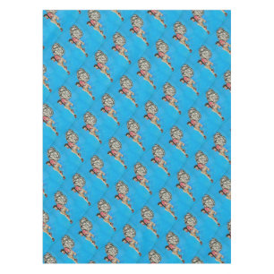 Vintage Rockabilly Fairy Tablecloth