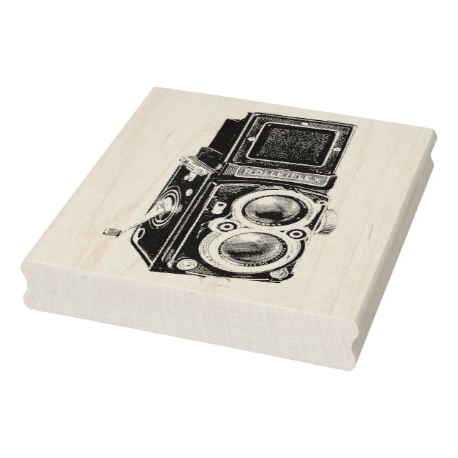 Vintage Rolleiflex Medium Format Camera Art Stamp (Stamp)
