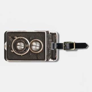 Vintage Rolleiflex Twin lens camera Luggage Tag