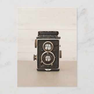 Vintage Rolleiflex Twin lens camera Postcard