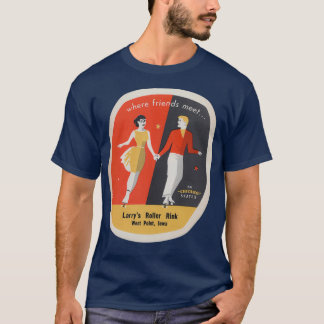 Vintage roller skate Iowa T-Shirt