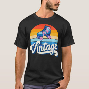 Vintage Roller Skates  Skating 80s Disco Roller Sk T-Shirt