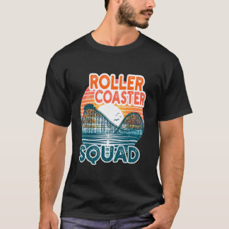 Vintage Rollercoaster Squad Roller Coaster Lover F T-Shirt