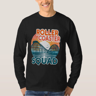 Vintage Rollercoaster Squad Roller Coaster Lover F T-Shirt
