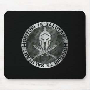 Vintage Roman Gladiator Helmet Warrior Arena Gym G Mouse Pad