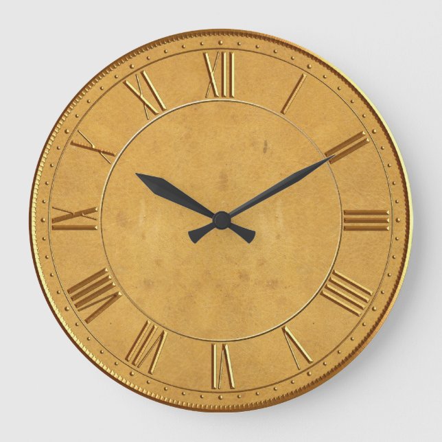 Vintage Roman Numeral Large Clock (Front)