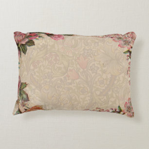  Vintage Romance Couple: Antique Roses Girly Love Decorative Pillow