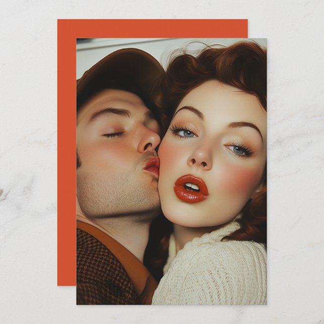 Vintage Romance Invitation (Front/Back)