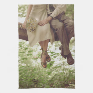 Vintage Romance Love Couple Cuisine Serviette