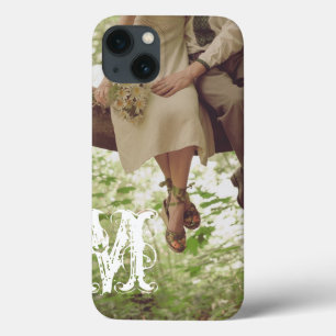 Vintage Romance Love Couple Monogram Coque ipad