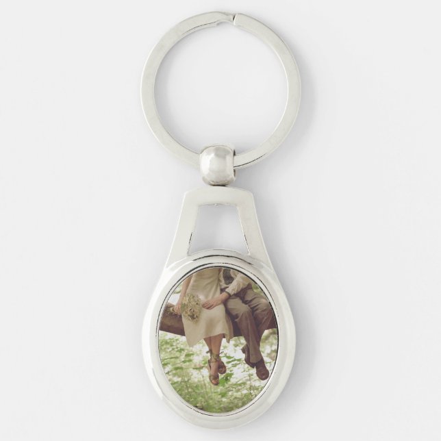 Vintage Romance Love Couple Teenagers Key Chain (Front)