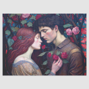  Vintage Romance Lovers Couple Decoupage Tissue Paper