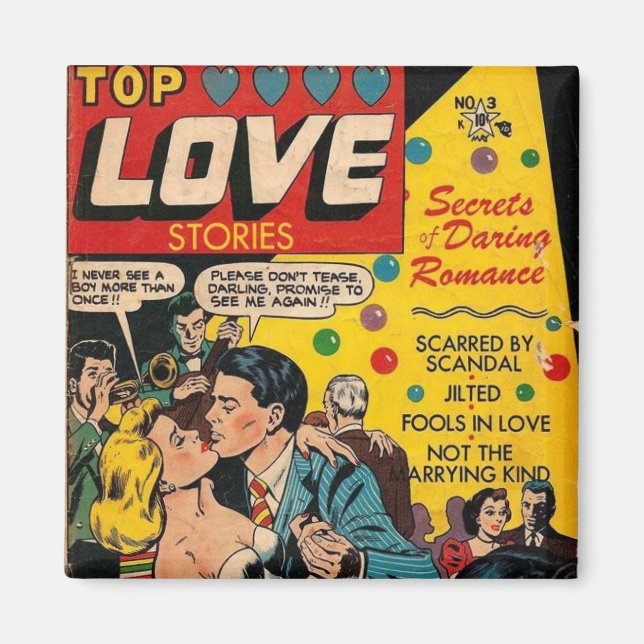 Vintage Romance Magnet (Front)