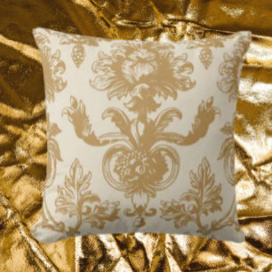 Vintage Romance Ornament Throw Pillow