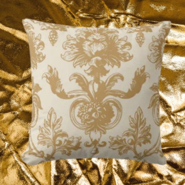 Vintage Romance Ornament Throw Pillow (Creator Uploaded)
