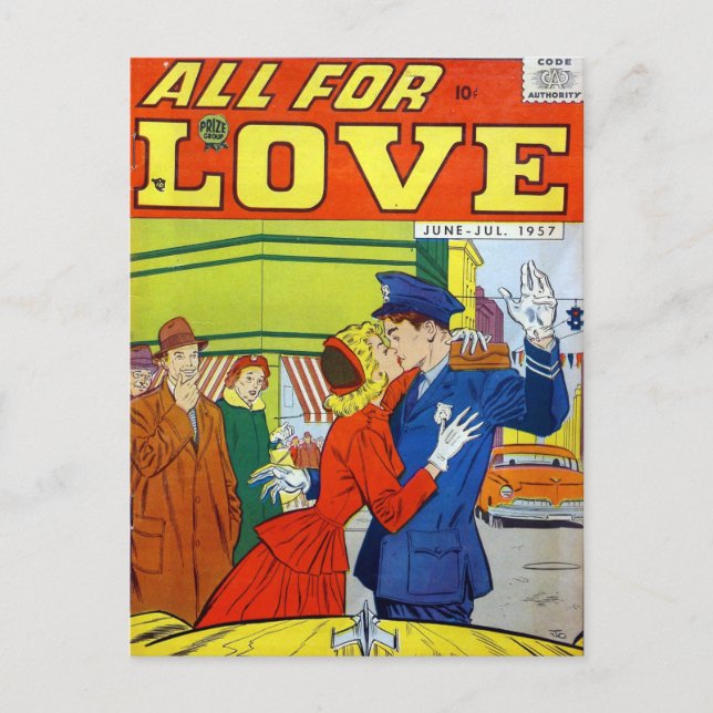 Vintage Romance Postcard (Front)