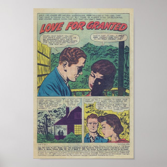 Vintage Romance Poster (Front)