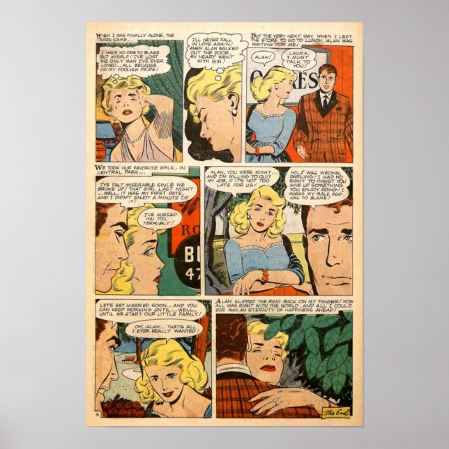 Vintage Romance Poster (Front)