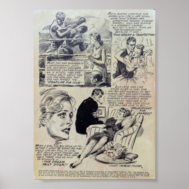 Vintage Romance Poster (Front)