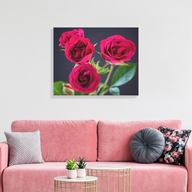 Vintage Romance Wrapped Canvas (Insitu(LivingRoom))