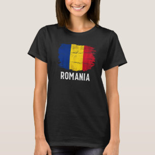 Vintage Romania Flag For Romanian T-Shirt