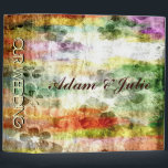 Vintage romantic flower wood wedding or photo book binder<br><div class="desc">Vintage romantic flower wood wedding or photo book. Please Select Customize. Remove or change Information prior to purchase. Design is available on other products.</div>