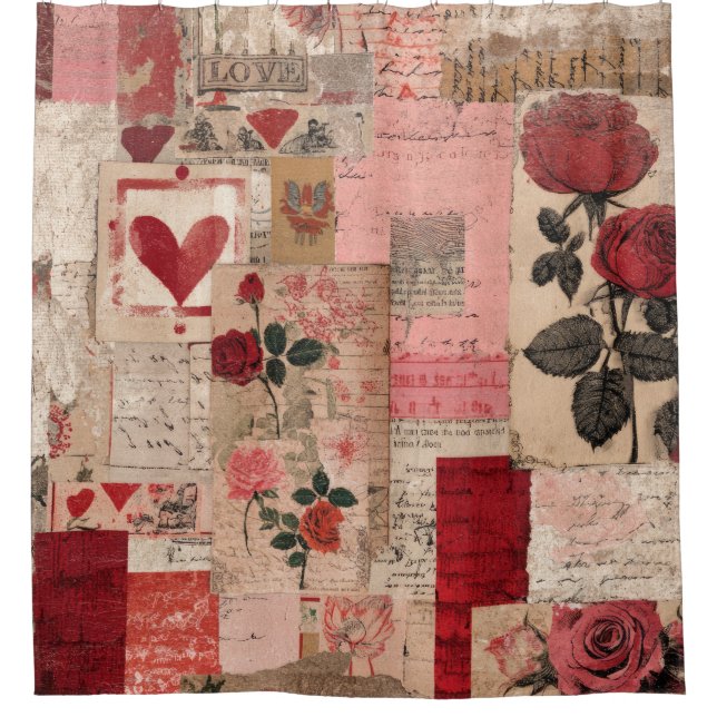 Vintage Romantic Rose Collage (1) (Front)