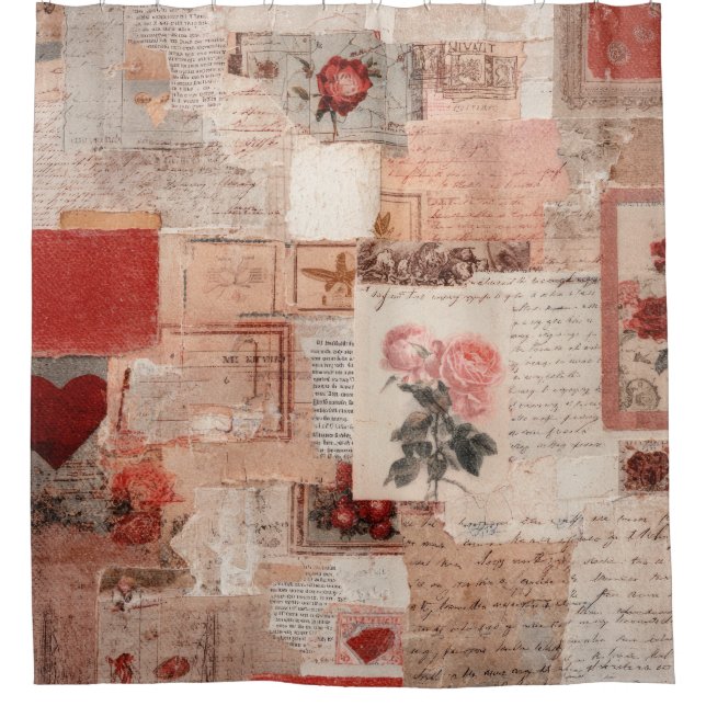 Vintage Romantic Rose Collage (2) (Front)