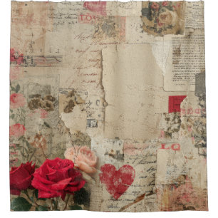 Vintage Romantic Rose Collage (4)