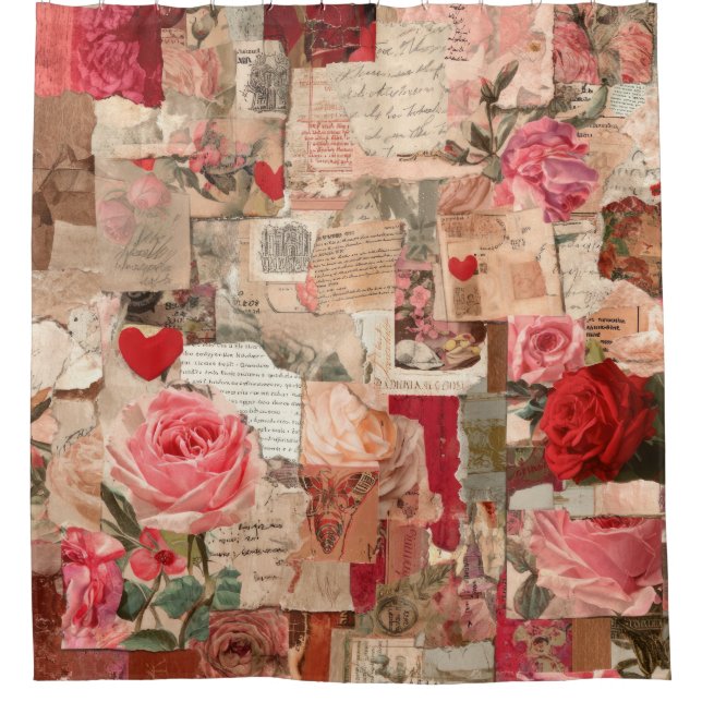 Vintage Romantic Rose Collage (7) (Front)