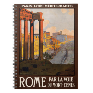 Vintage Rome Italy notebook