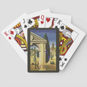 Vintage Rome Italy playing cards