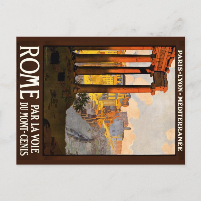 Vintage Rome - Travel to Italy Postcard (Front)