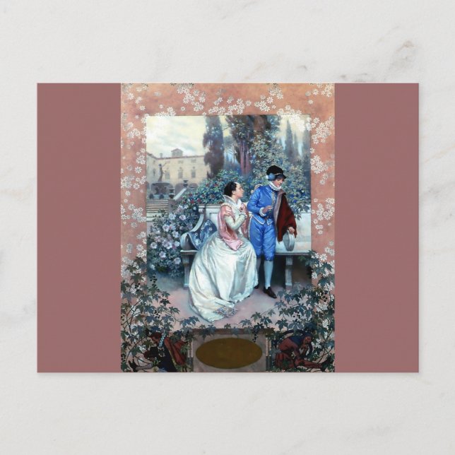 Vintage Romeo and Juliet poster Postcard (Front)