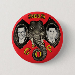 Vintage Romney Ryan 2012 2 Inch Round Button
