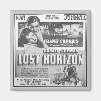 Vintage Ronald Colman Film Advert Frigo Magnet