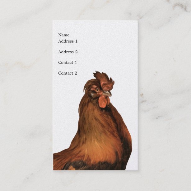 Poultry Farm Business Cards & Profile Cards Zazzle CA
