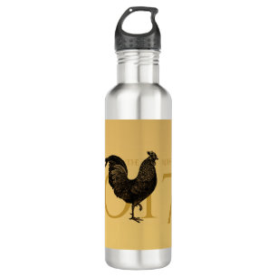 Vintage Rooster Chinese New Year 2017 Water B 1 710 Ml Water Bottle
