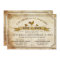 Vintage Rooster Rustic Country Wedding Invitation