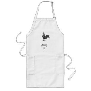 Vintage Rooster Weather Vane Long Apron