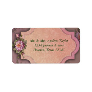Vintage Rose Address Labels