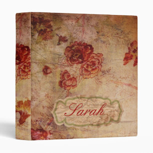 Vintage Rose Binder
