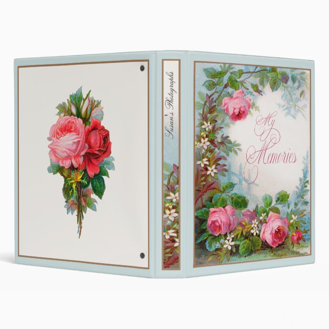 Vintage Rose Binder (Background)